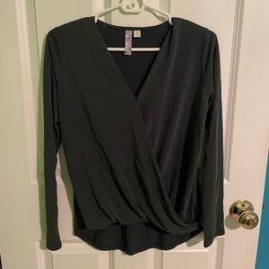 Dark Green Long Sleeve Shirt